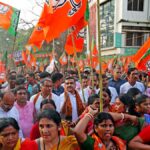 West Bengal BJP holds rally over TMC leader’s ‘vile’ remarks on women