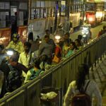 Railings on footpaths push people on to the margins of roads