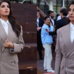 Nora Fatehi Nails Power Dressing In Androgynous Louis Vuitton Look At Paris Fashion Week