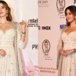 Janhvi Kapoor Stuns In An Archival Chikankari Anarkali For Umrao Jaan Screening