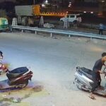 Gurugram Engineer Falls Asleep While Driving, Rams Two Standing On Roadside | Video